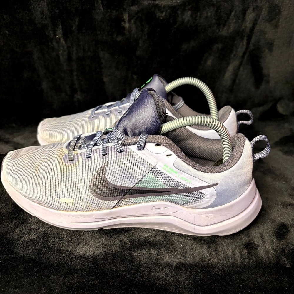 Nike Downshifter 12 DD9293-500 Mens 8 Running Shoes Indigo Haze Gridiron Sneaker